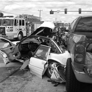Complex Multi-Vehicle Collisions, Car accident caused by a drunk driver it was a hit and run these two were not drinking.